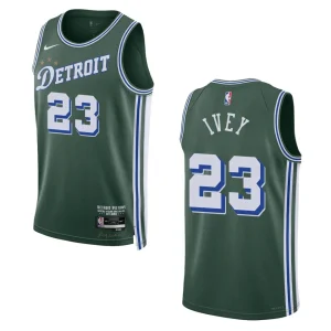 Detroit Pistons Jaden Ivey 2022-23 City Edition Green Swingman Jersey - Alzaintravels