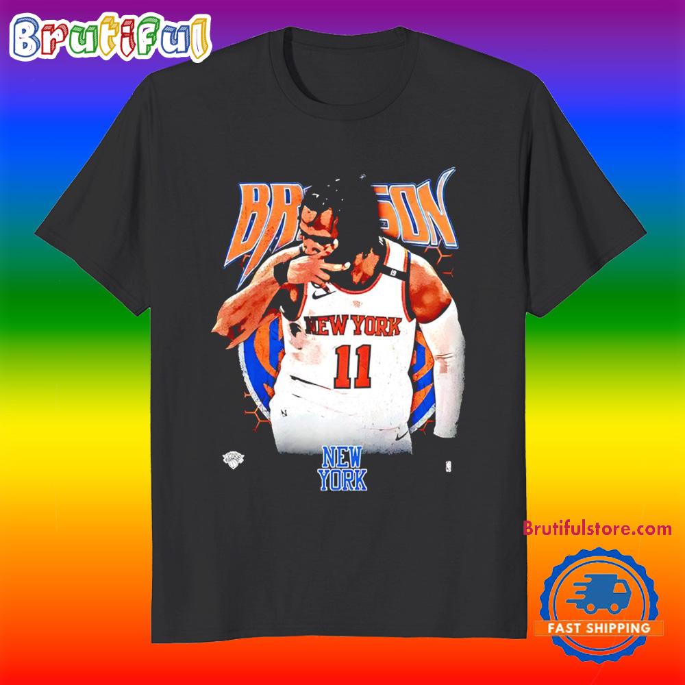Jalen Brunson Ny Knicks Player Collage T Shirt