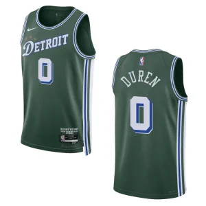 Detroit Pistons Jalen Duren 2022-23 City Edition Green Swingman Jersey - Alzaintravels