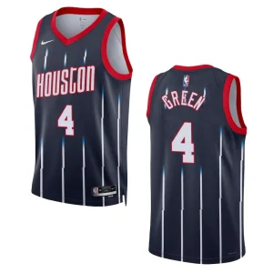 Houston Rockets Jalen Green 2022-23 City Edition Navy Swingman Jersey - Alzaintravels