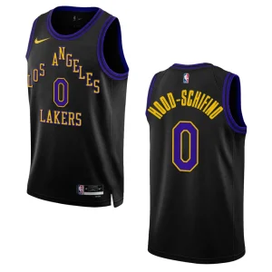 Jalen Hood-Schifino City Edition Los Angeles Lakers 2023-24 Black Swingman Jersey - Alzaintravels