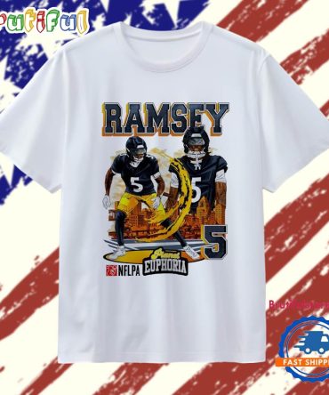 Jalen Ramsey #5 Pittsburgh Steelers Football Cornerback Comic T Shirt