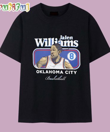 Jalen Williams 2025 Nba Playoffs Tribute Okc Cover Oklahoma City Thunder T Shirt