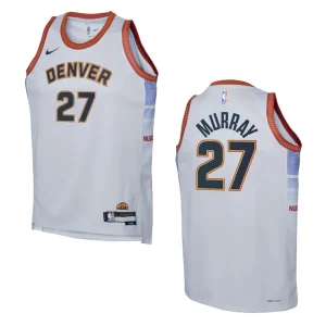 Youth Denver Nuggets 2022-23 City Edition Jamal Murray Grey Jersey - Alzaintravels