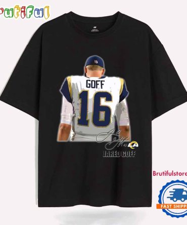 Jared Goff 16 Football Player T Shirt