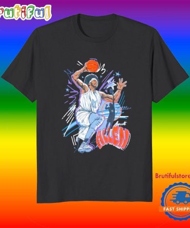 Jarrett Allen Cleveland Cavaliers Sketch Piant Shirts