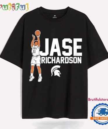 Jase Richardson Jump Shot Michigan State Spartans T Shirt