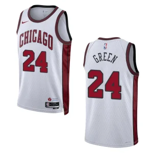Javonte Green City Edition Chicago Bulls 2022-23 White Swingman Jersey - Alzaintravels