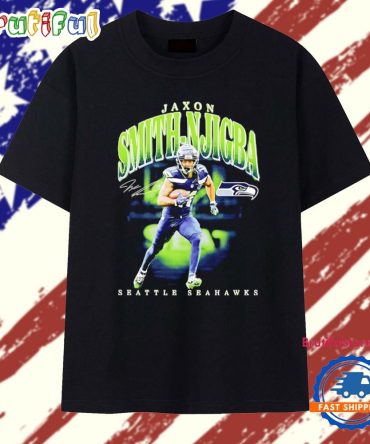 Jaxon Smith-Njigba Seattle Seahawks Signature Graphic T Shirt