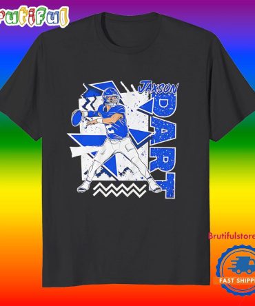 Jaxson Dart New York Giants Graphic T Shirt