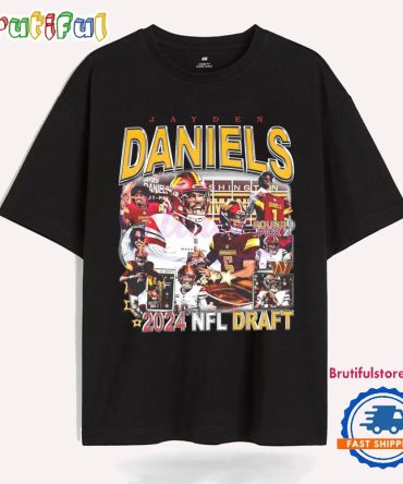 Jayden Daniels Commanders Football 2024 Nfl Draft Limited Edition T Shirt