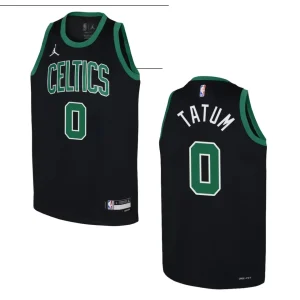 2022-23 Boston Celtics Youth Statement Edition Jayson Tatum Black Jersey - Alzaintravels