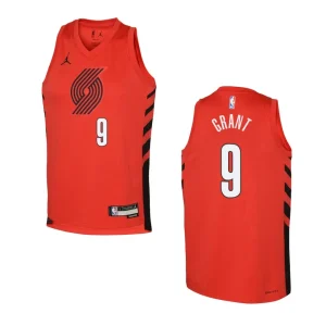 Portland Trail Blazers 2022-23 Statement Edition Youth Jerami Grant Red Jersey - Alzaintravels