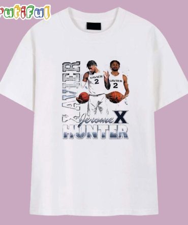 Jerome Hunter Xavier Basketball Graphic T Shirt