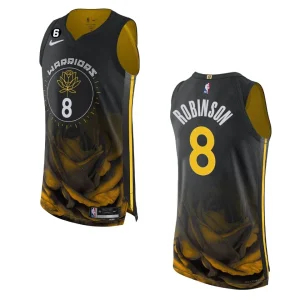 Golden State Warriors Jerome Robinson 2022-23 City Edition Black Authentic Jersey - Alzaintravels