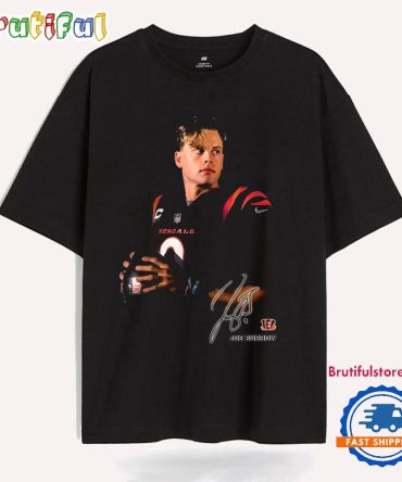 Joe Burrow 9 Cincinnati Bengals Signature T Shirt