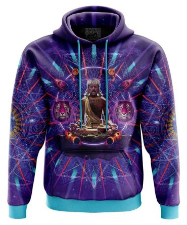Joe Exotic Astral Meditation Tiger King 3D All Over Print Hoodie