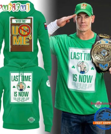 John Cena Farewell Tour 2025 Boston Green Hoodie Shirt