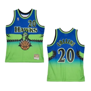 John Collins Atlanta Hawks Reload 2.0 Hardwood Classics Jersey Blue - Alzaintravels