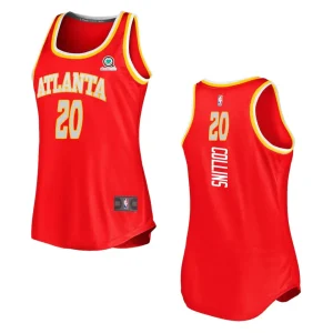 Atlanta Hawks John Collins Women's Icon Edition Fast Break Jersey Red - Alzaintravels