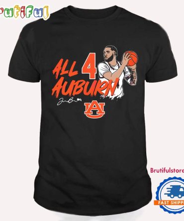 Johni Broome All 4 Auburn Tigers Basketball T Shirt