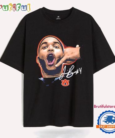 Johni Broome Call Sign Auburn Tigers Signature Big Face T Shirt