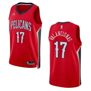 Jonas Valanciunas Statement Edition New Orleans Pelicans 2022-23 Red Swingman Jersey - Alzaintravels