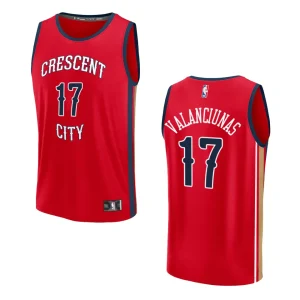 Jonas Valanciunas Statement Edition New Orleans Pelicans 2023-24 Red Fastbreak Replica Jersey - Alzaintravels