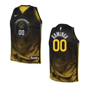 Youth Golden State Warriors 2022-23 City Edition Jonathan Kuminga Black Jersey - Alzaintravels