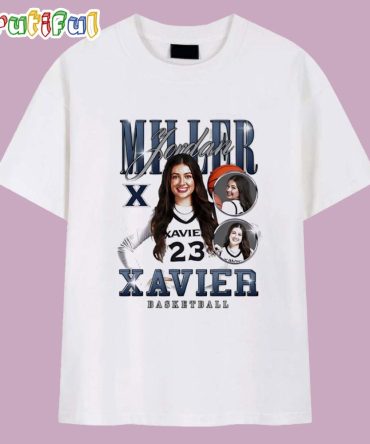 Jordan Miller Xavier Basketball Illustrated T Shirt