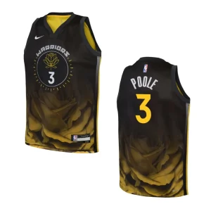 Youth Golden State Warriors 2022-23 City Edition Jordan Poole Black Jersey - Alzaintravels