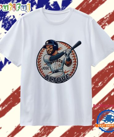 Jose Altuve Houston Astros Caricature T Shirt