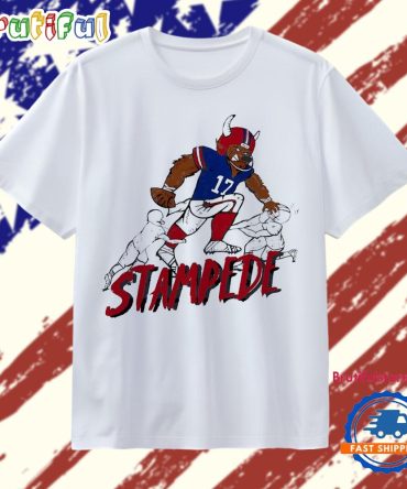 Josh Allen Stampede Buffalo Bills T Shirt