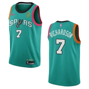 San Antonio Spurs Josh Richardson Teal City Edition 2022-23 Swingman Jersey - Alzaintravels