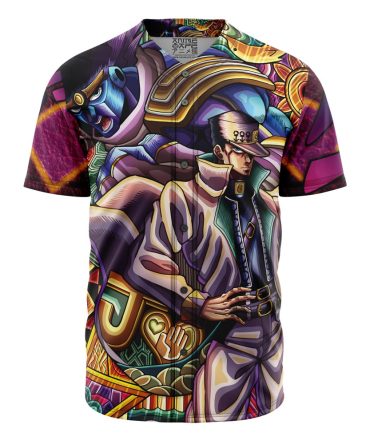 Trippy Jotaro Kujo Jojo'S Bizarre Adventure Baseball Jersey Without Piping