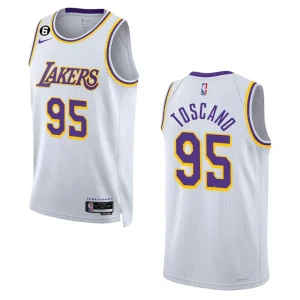Juan Toscano-Anderson Association Edition Los Angeles Lakers 2022-23 White Swingman Jersey - Alzaintravels
