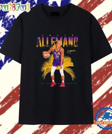 Julie Allemand Signature Los Angeles Sparks T Shirt