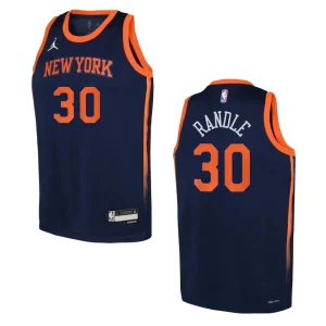 New York Knicks 2022-23 Statement Edition Youth Julius Randle Navy Jersey - Alzaintravels
