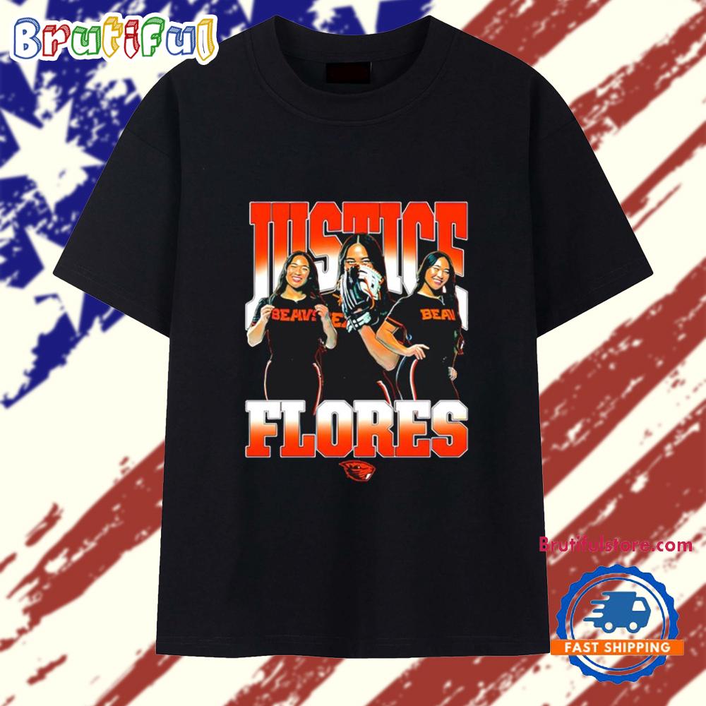 Justice Flores Oregon State Softball Graphic T Shirt