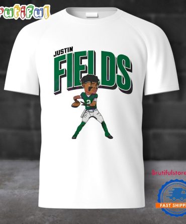Justin Fields Caricature Nfl Players T Shirt