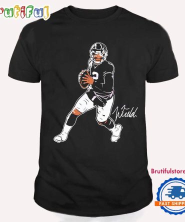 Justin Fields New York Jets Signature T Shirt