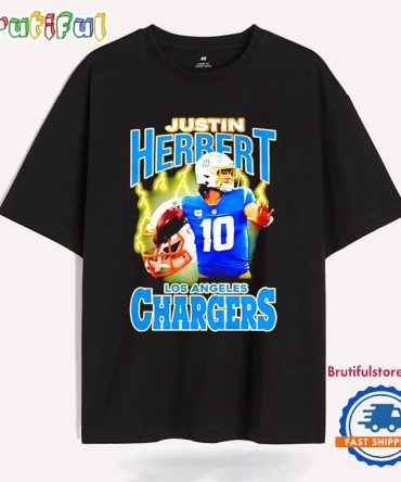 Justin Herbert Los Angeles Chargers Vintage T Shirt