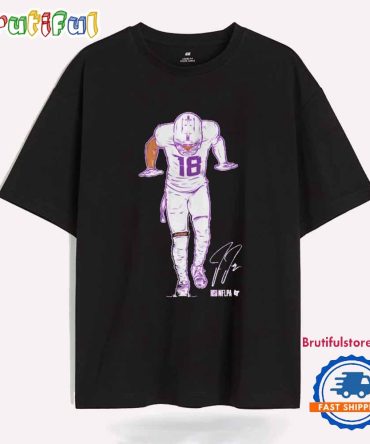 Justin Jefferson Minnesota Vikings The Silencer Signature T Shirt