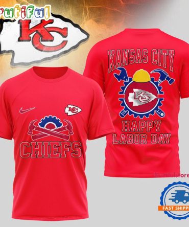 Kansas City Chief Nfl Happy Labor Day 2025 Uniesx 3D Shirt