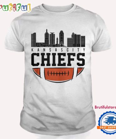 Kansas City Chiefs Nfl 2025 City Skyline T Shirt