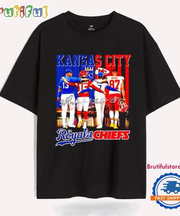 Kansas City Royals And Chiefs Behind Signature T Shirt