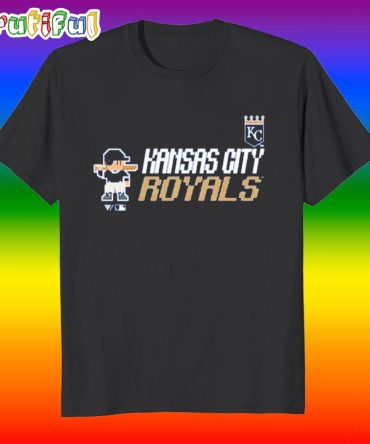 Kansas City Royals Influx 8-Bit Baseball Game T Shirt