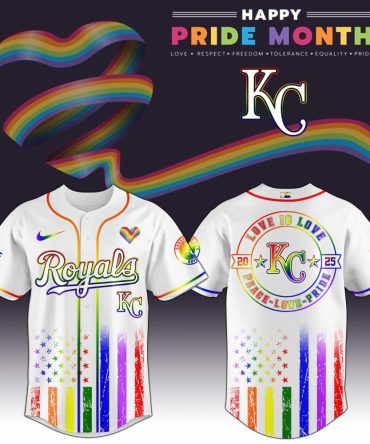 Pride Month Kc Royals Baseball Jersey - Celebrate Love & Equality In Style!
