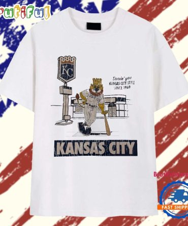 Kansas City Royals Servin’ You Since 1969 Mascot T Shirt