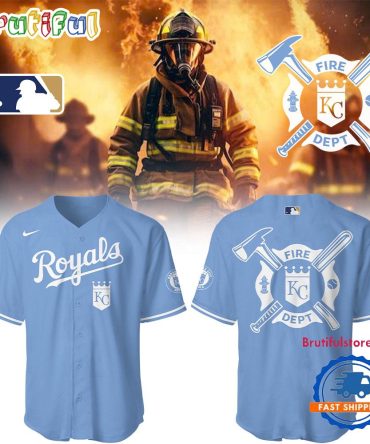 Kansas City Royals X Firefighter Appreciation Night 2025 Baseball Jersey